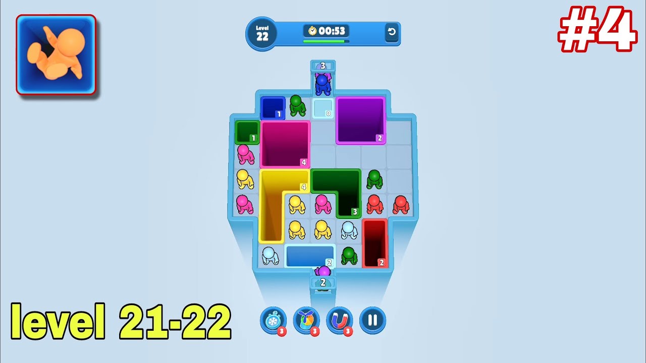 DROP AWAY : COLOR PUZZLE GAMEPLAY LEVEL 21-22