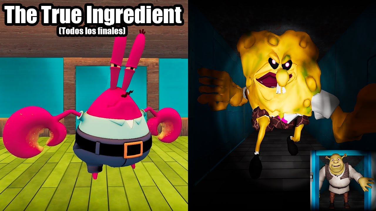 EL SECRETO DE LA FORMULA DE LA CANGREBURGER | The True Ingredients  (Todos los Finales) | JehxTp