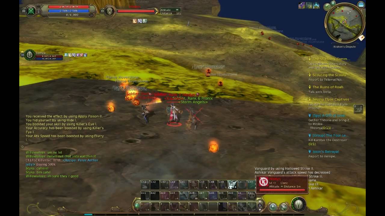 Aion 1.5 EU Castor (Elyos) - Assassin lvl 30 Abyss PVP encounters