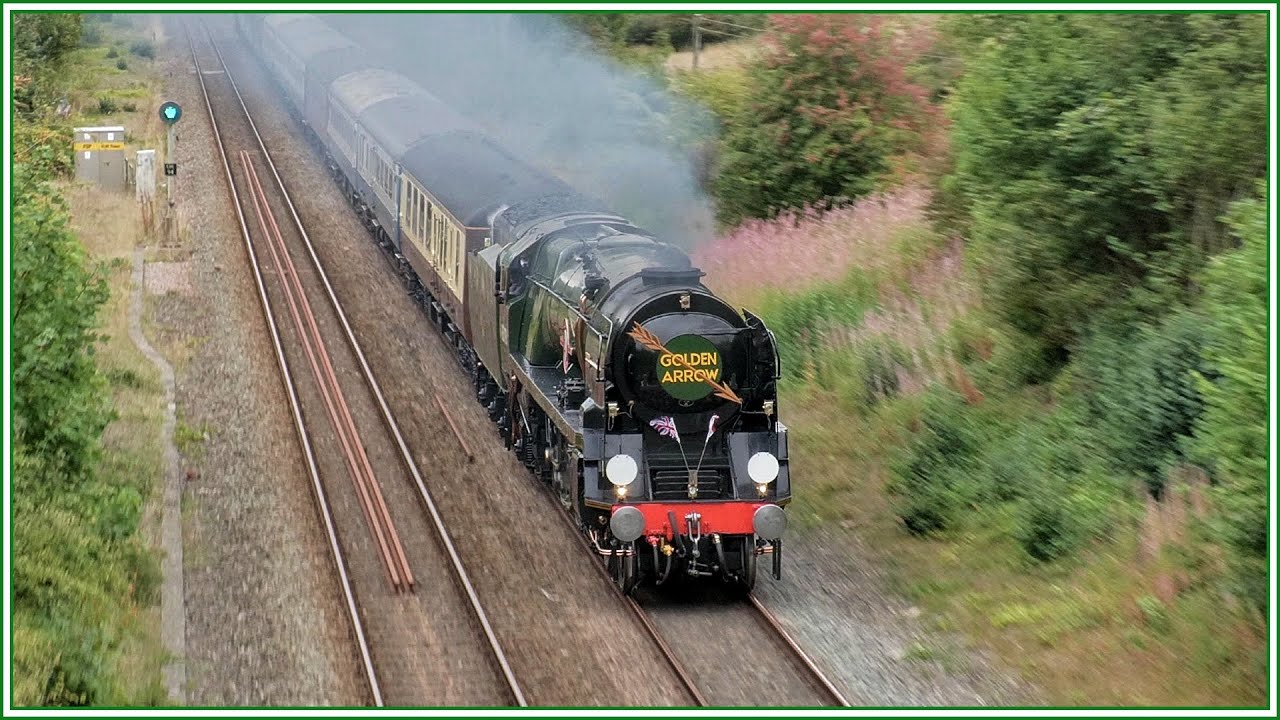 Golden Arrow Gets Lost: 35028 On The Cotswold Venturer