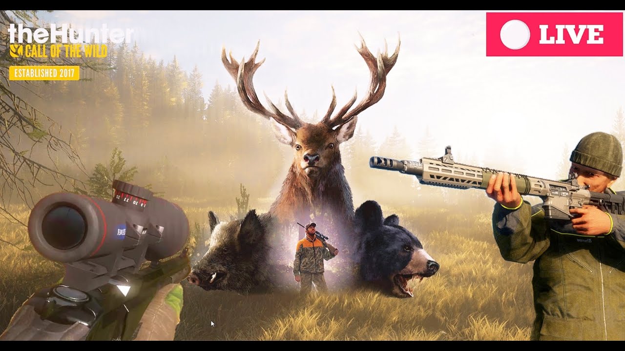 🔴LIVE- theHunter: Call of The Wild | No Commentary Gameplay