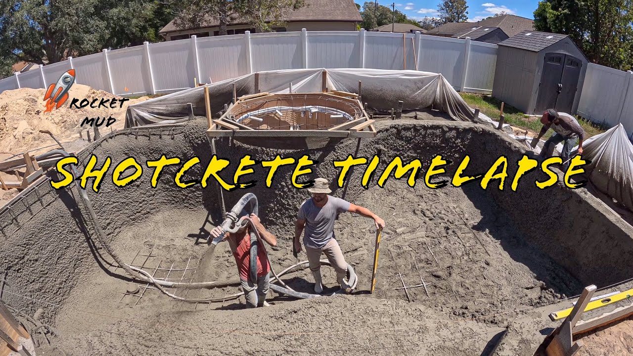 Pool and Spa Concrete Timelapse!