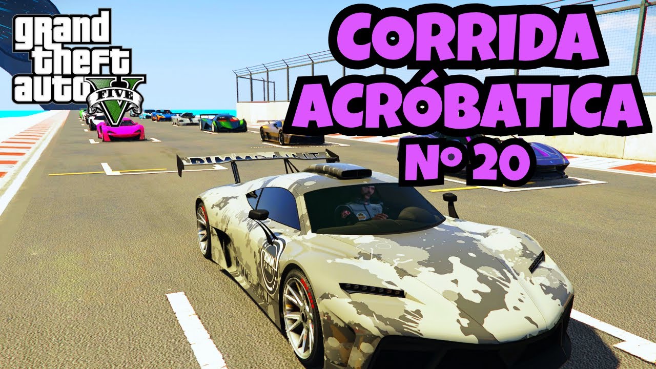 GTA 5 - CORRIDA ACROBÁTICA / Entre SUJOS e TRAPACEIROS