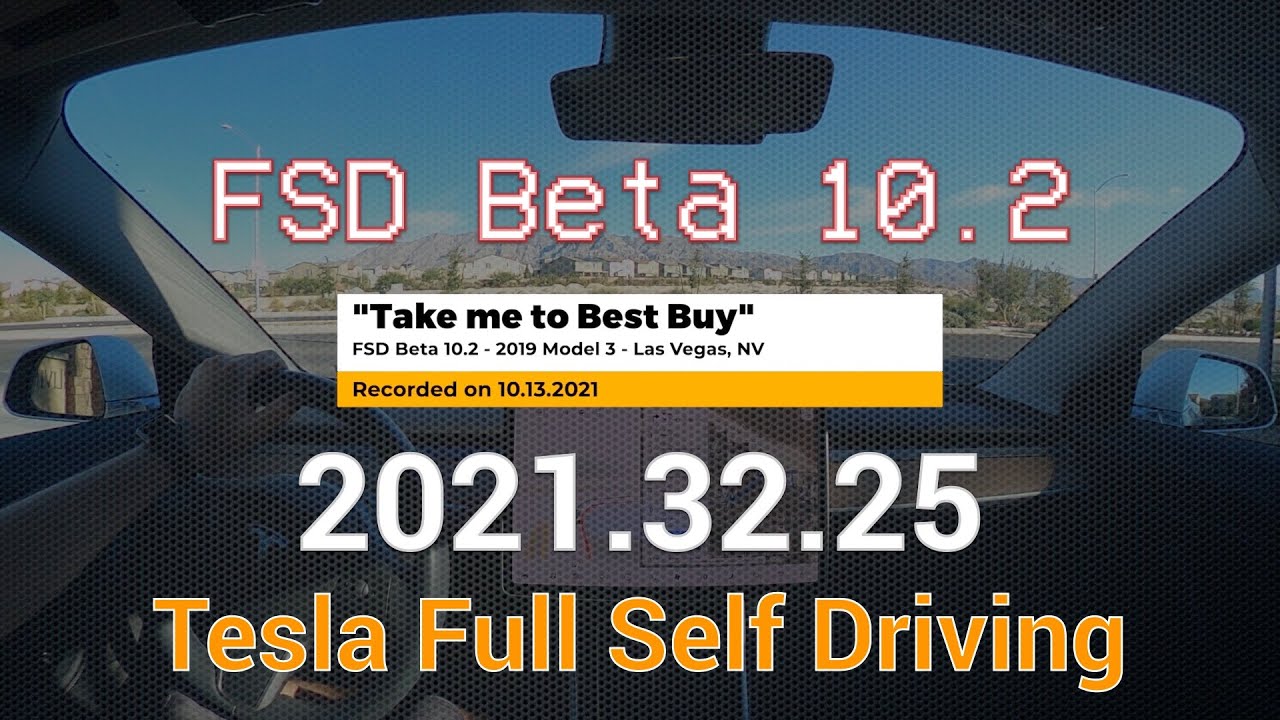 Take me to Best Buy - Las Vegas | FSD Beta 10.2 (2021.32.25) - TimDOES FSD Beta