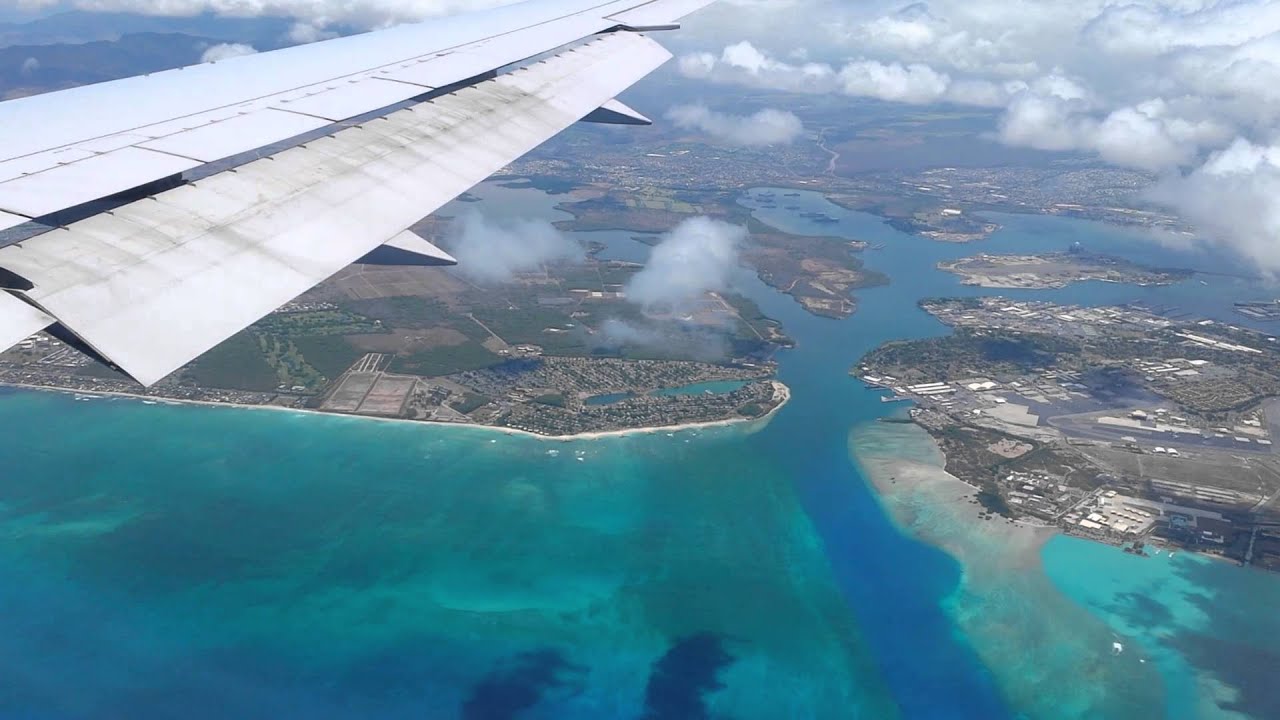 Boeing 767 Approach and Landing in Honolulu