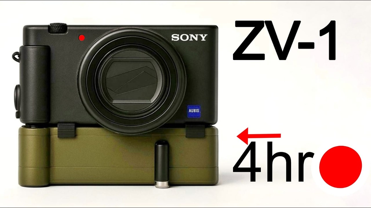 MANY PEOPLE DON'T KNOW HW TO HACK THE  SONY ZV-1 CAMERA TO RECORD 4 HOURS NONSTOP