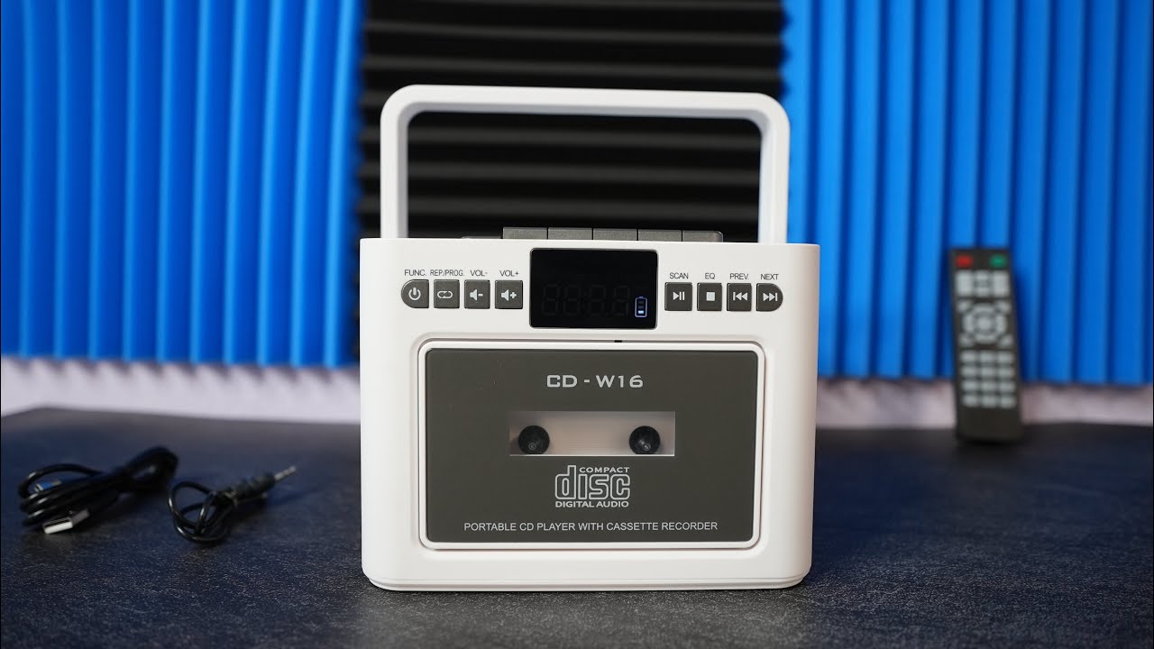 ЛУЧШИЙ портативный Bluetooth-радио CD-плеер? Бумбокс с кассетным проигрывателем