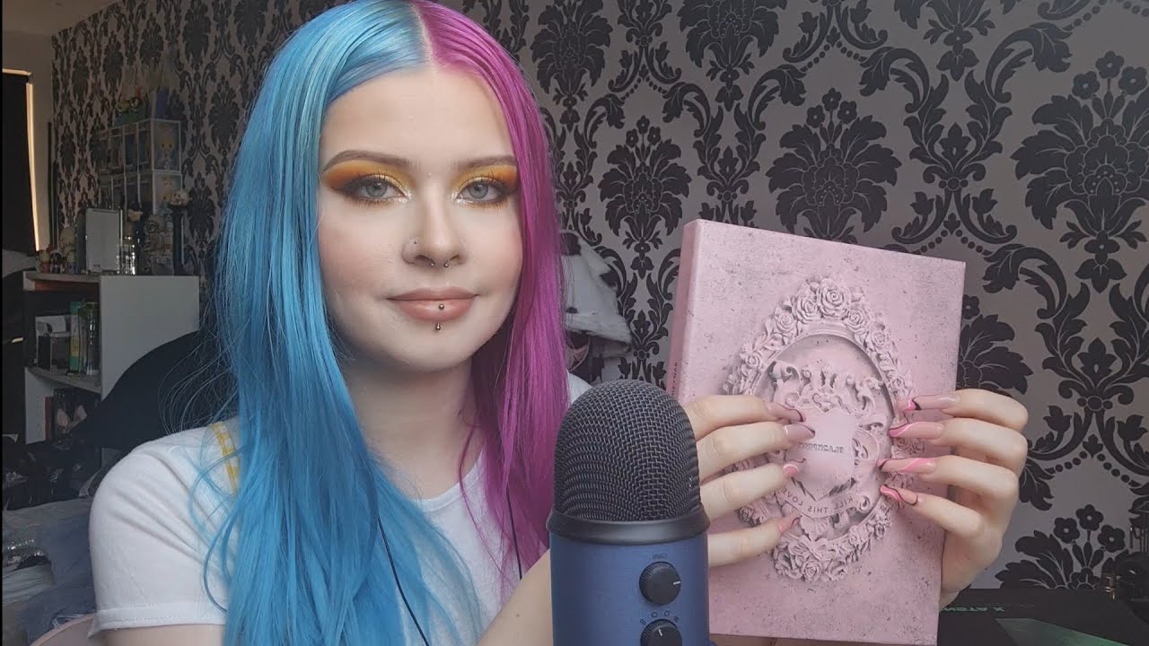 💜 Kpop Album Triggers & a Ramble 💜 (Whispering, tapping, scratching, page turning)