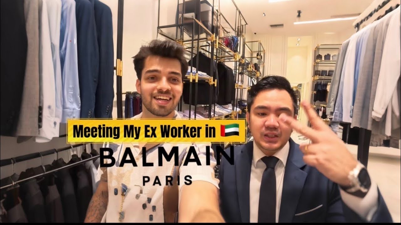 Meeting My Ex-Staff at Balmain Paris | Dubai Hills Mall Vlog 🇦🇪✨