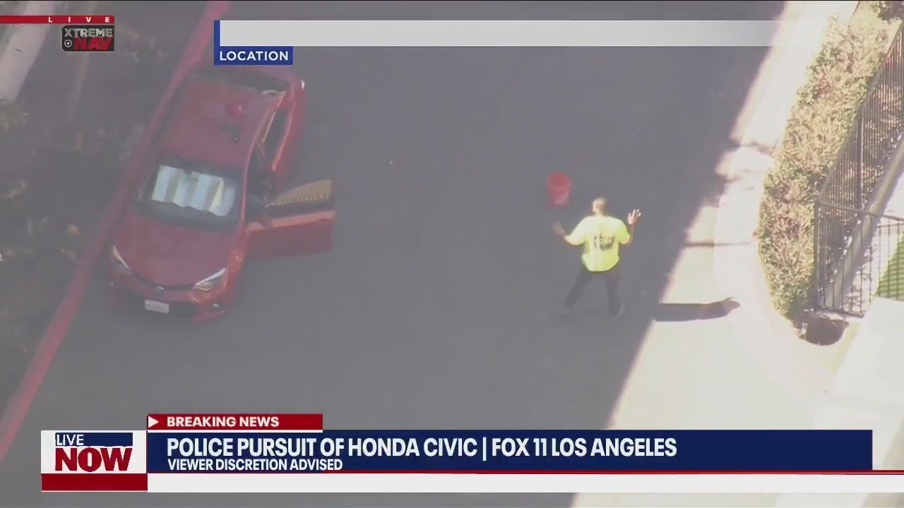 Police chase leads to suspect attempting carjacking | LiveNOW from FOX