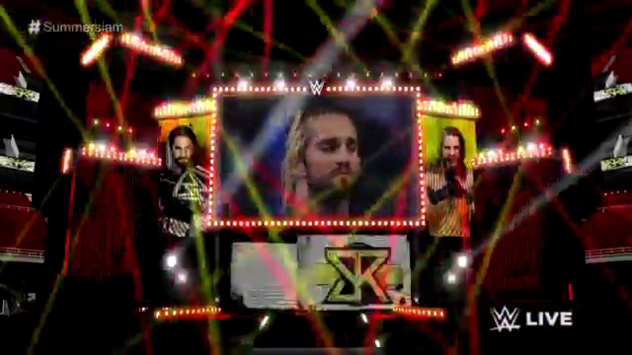 Seth Rollins Summerslam 2015 Entrance Stage