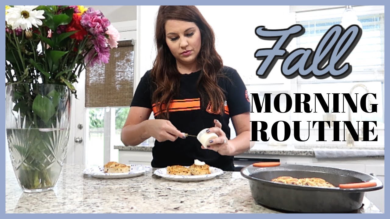 FALL MORNING ROUTINE 2019 | PRODUCTIVE MORNING | STAY AT HOME MOM ROUTINE