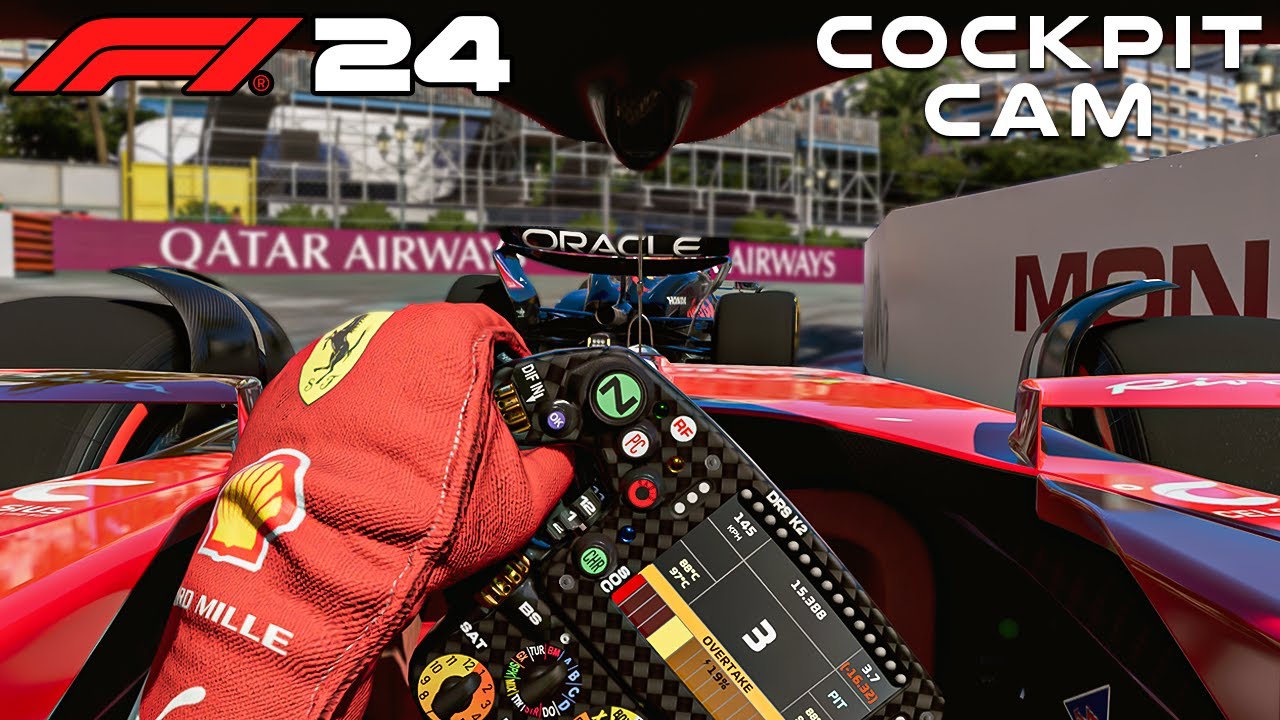 F1 24 Gameplay - Ultra Graphics Cockpit Cam | Monaco Race | Ferrari | Charles Leclerc
