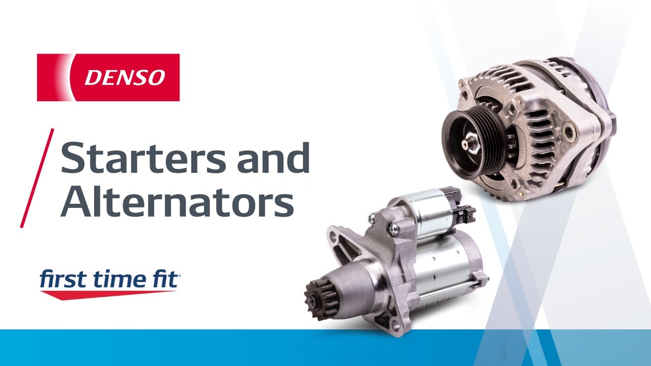 DENSO First Time Fit Starters and Alternators