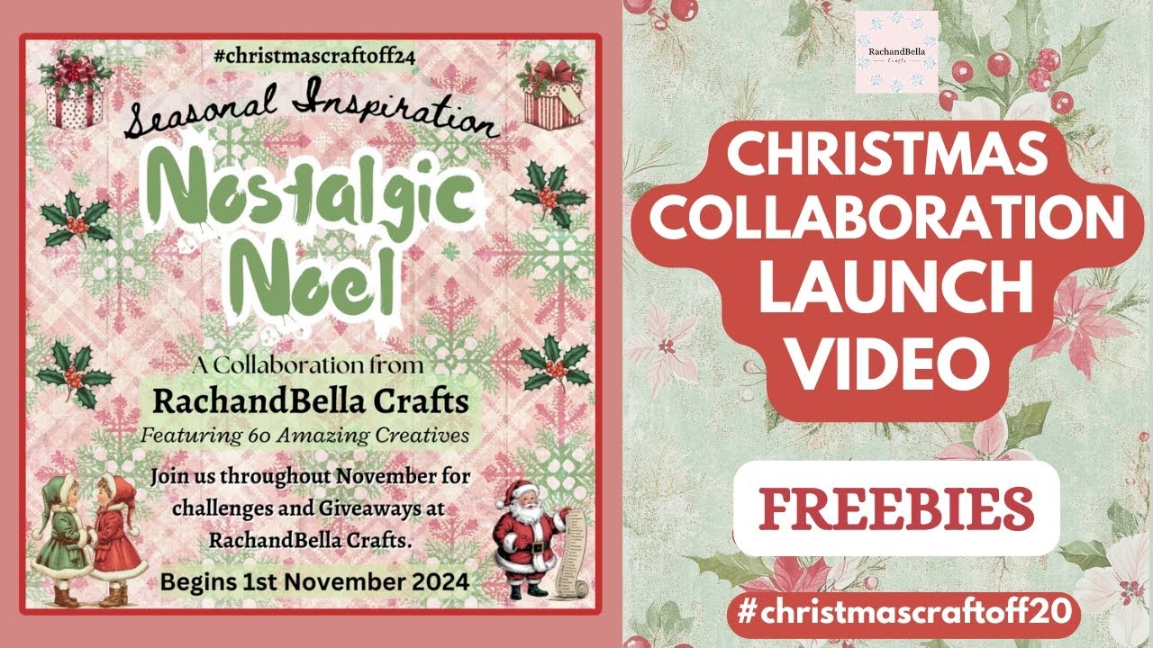 Christmas Collaboration LAUNCH VIDEO   FREEBIES and TONS of TAGS