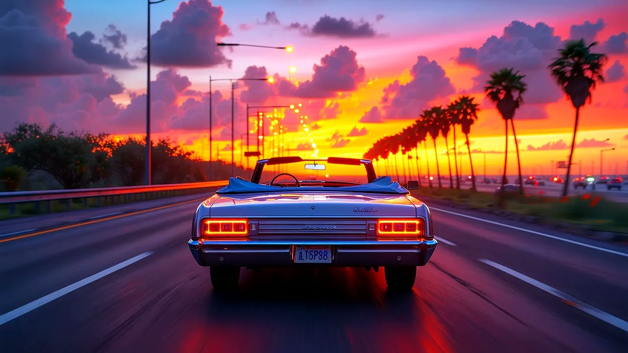 Ride Into the Sunset 🌅 | 1 Hour of 80s Synthwave Music