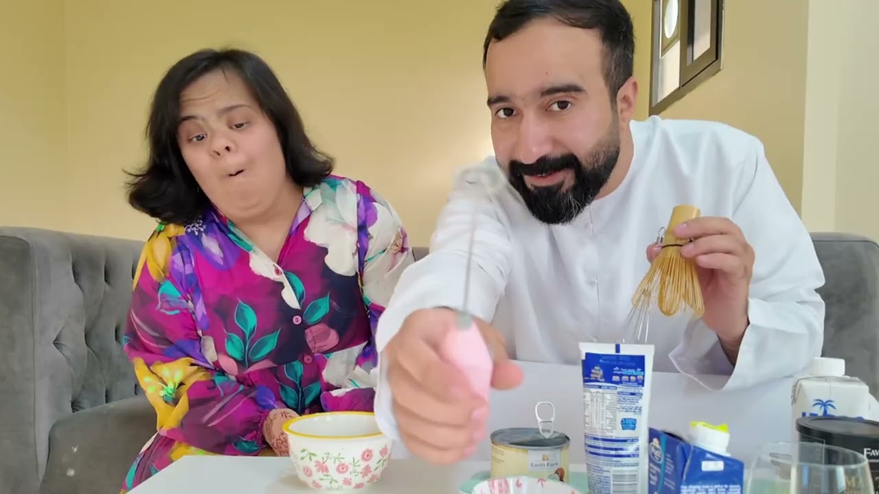 احمد وامونه - خلطة الماتشا 😂♥️