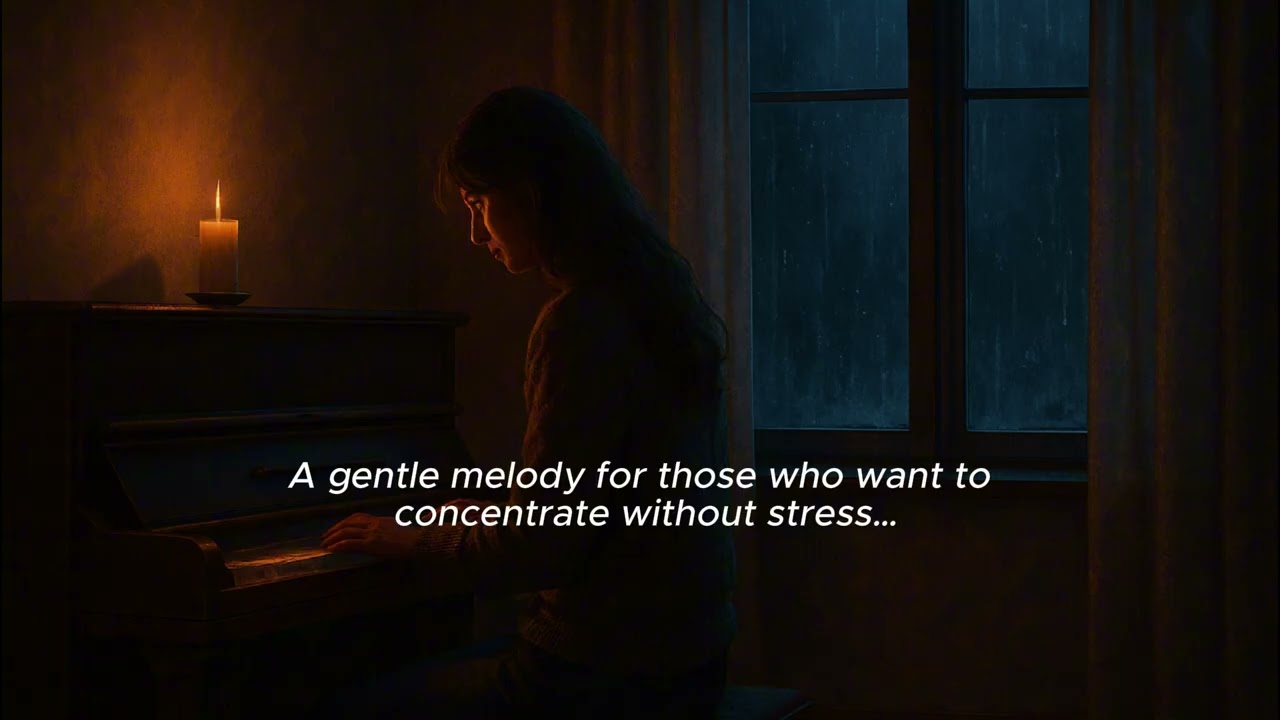 A gentle melody for those who want to concentrate without stress…