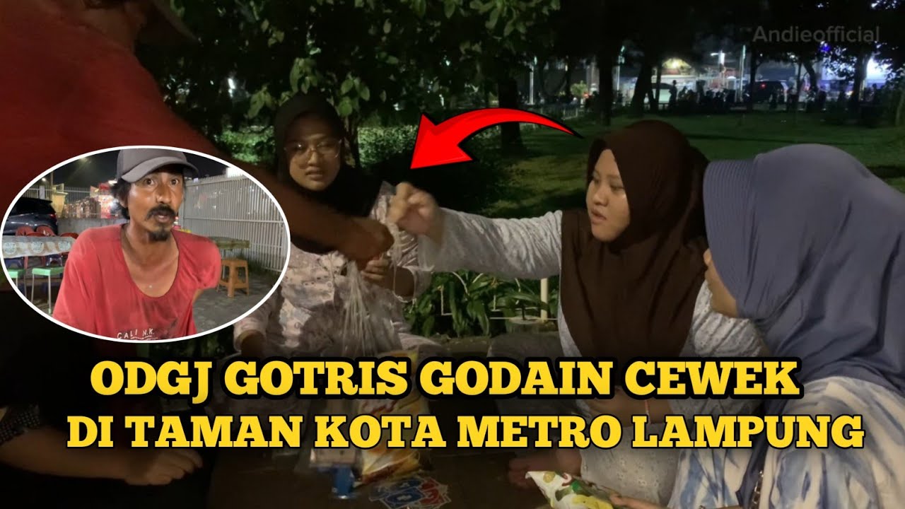 BIKIN RUSUH ODGJ GOTRIS GODAIN CEWEK CEWEK DI TAMAN KOTA METRO LAMPUNG