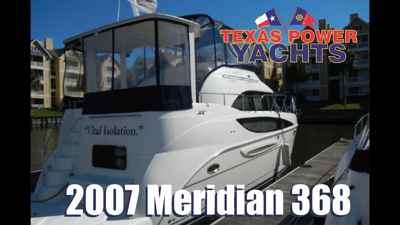 2007 Meridian 368 Motoryacht for sale at Texas Power Yachts