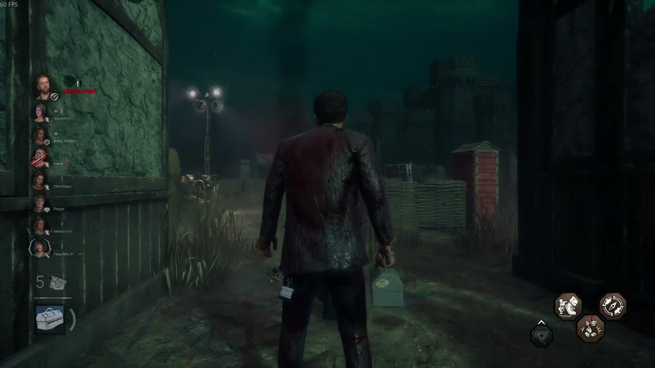 Dead by Daylight gameplay - Cage leaves the Nurse and Wraith behind (2v8)