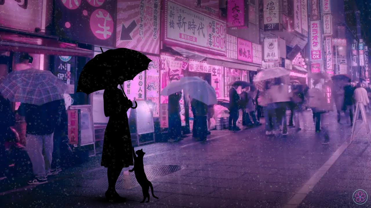 🌧️ Neon Tokyo Rain – Sleep & Relax Lofi Hip Hop (4H)