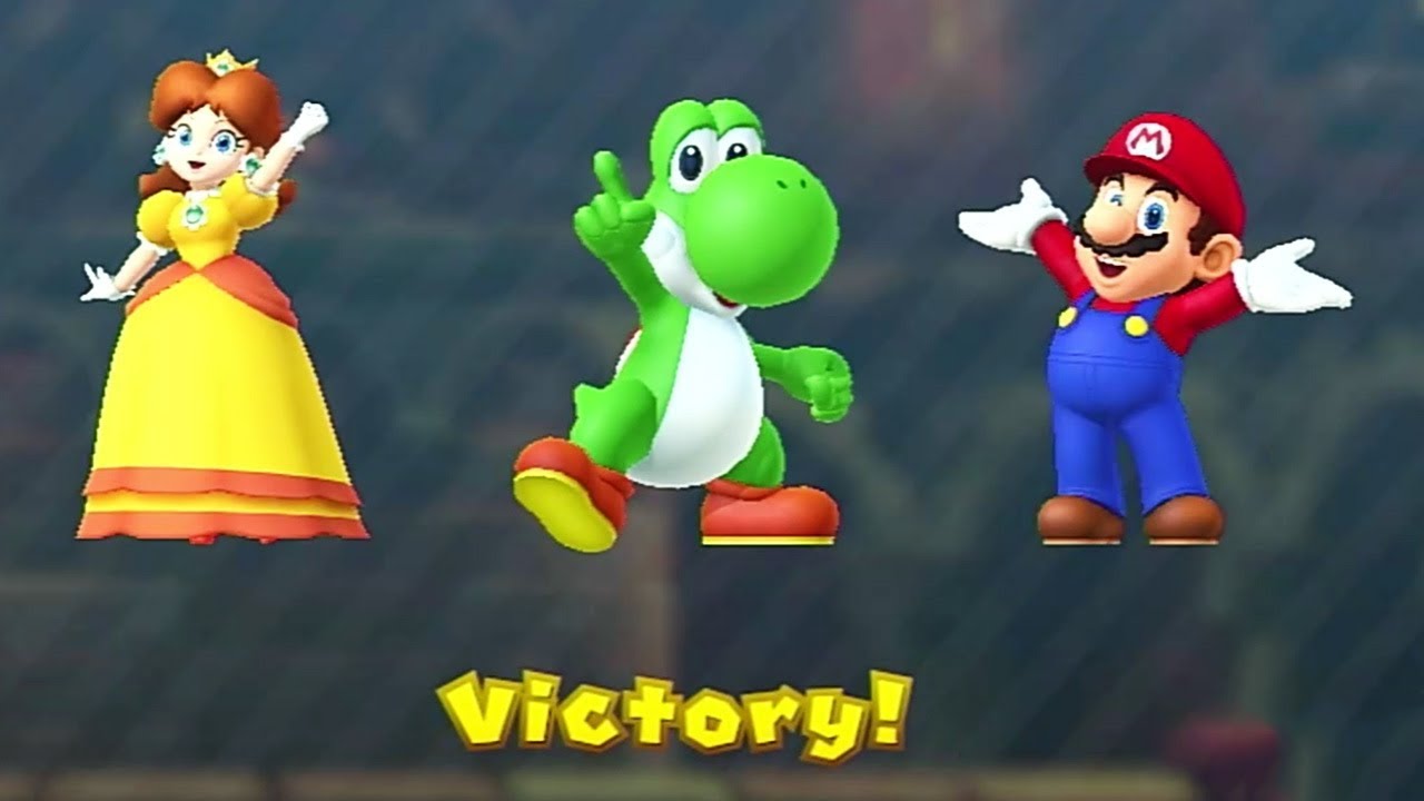 Mario Party 10 - All Mini Game Battles #2 - Donkey Kong Vs Mario Vs Yoshi Vs Daisy (Master CPU)