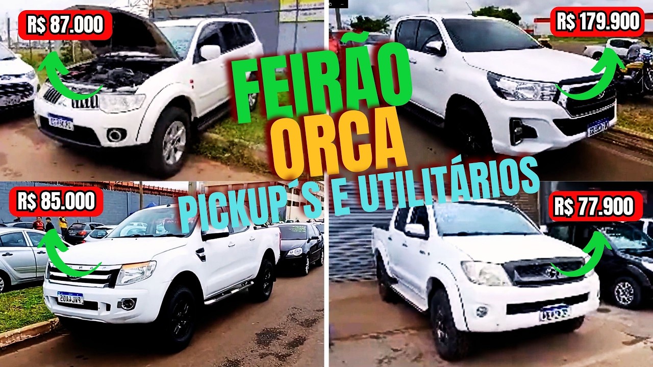 Garanta Sua Caminhonete Usada no Feirão ORCA 23/11 – Descontos Especiais Aqui