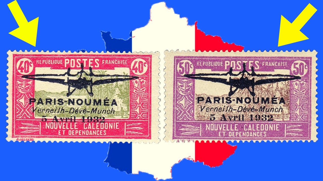MOST VALUABLE RARE FRENCH COLONIES STAMPS of values - philately