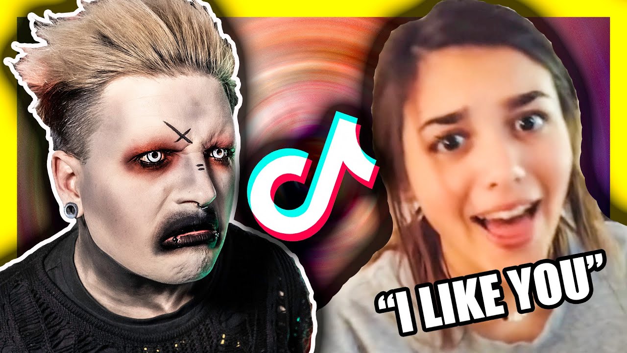 GOTH REACTS TO WHOLESOME TIKTOKS (GETS DARK)
