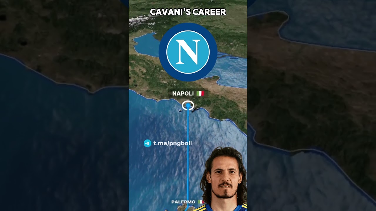 EDINSON CAVANI'S CAREER 🇮🇹 🏴󠁧󠁢󠁥󠁮󠁧󠁿 🇦🇷 #madridistamania #football #manutd