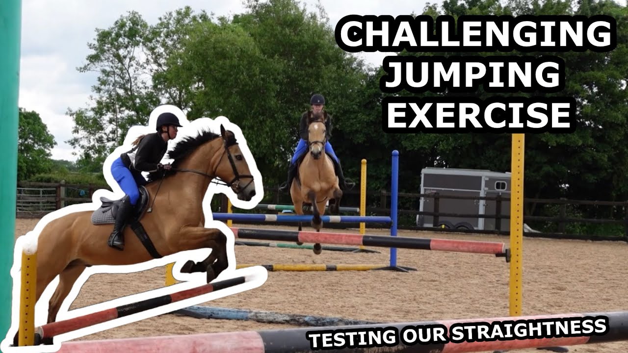 TRYING A DIFFICULT SHOWJUMP TRAINING EXERCISE!
