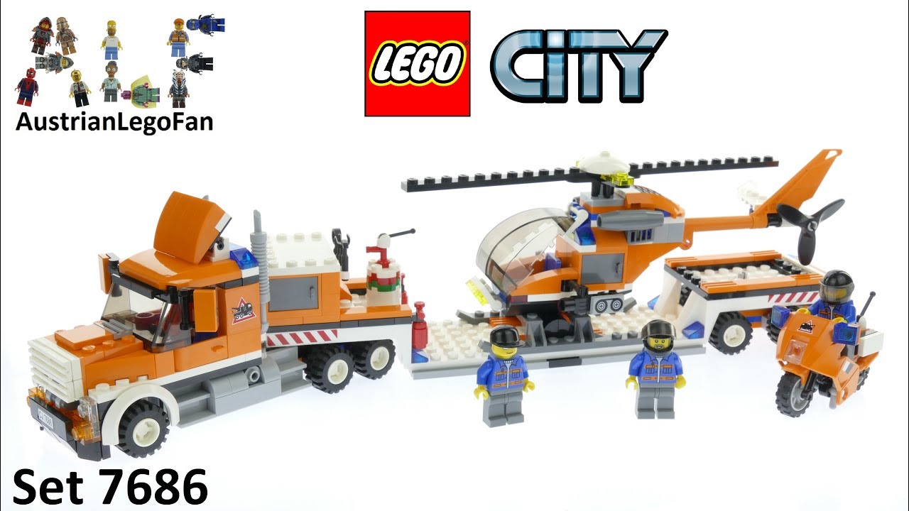 Lego City 7686 Helicopter Transporter - Lego 7686 Speed Build