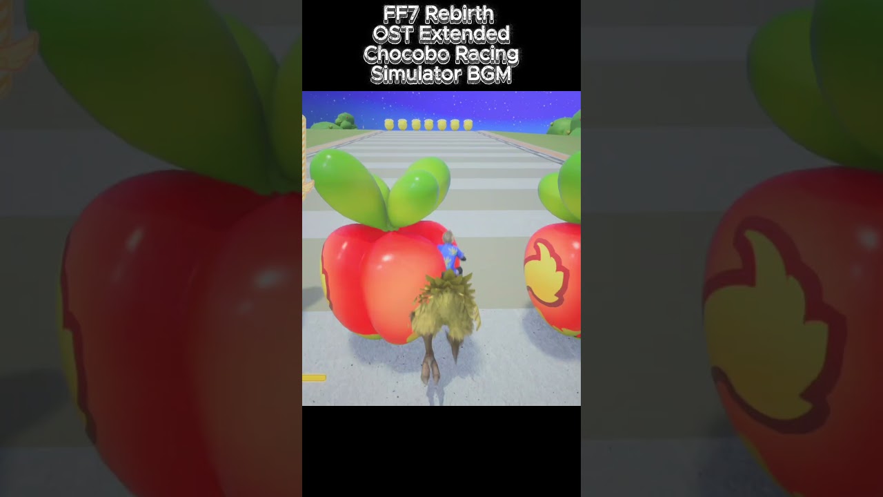 #chocoboracing Training at Dustbowl - #ff7rebirth #finalfantasy #gimaniav #gaming #finalfantasymusic