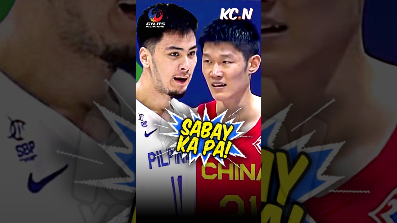 Kai Sotto TOUGH CATCH & DRIVE vs China!