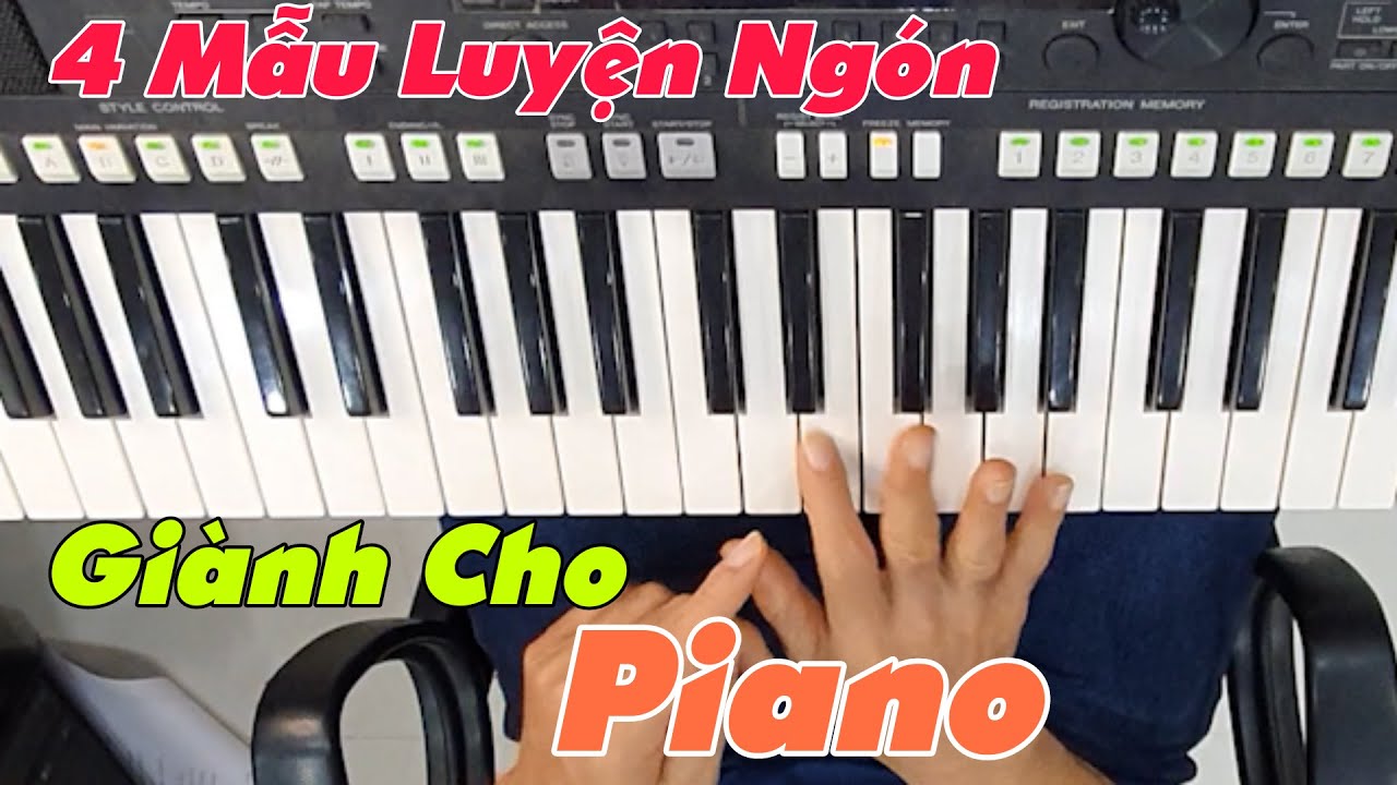 Cách Luyện Ngón Quan Trọng Khi Tự Học Piano | Mẹo Đệm Hát | #14
