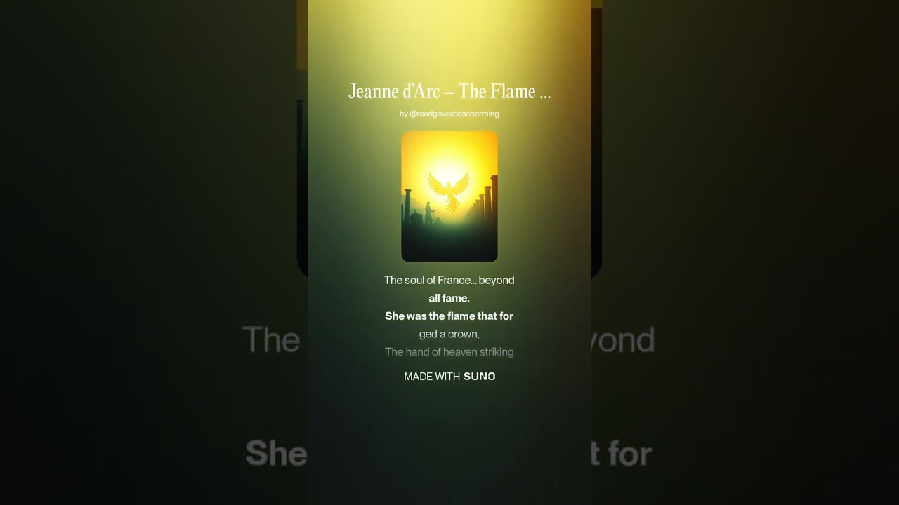 Jeanne d&rsquo;Arc &ndash; The Flame of France