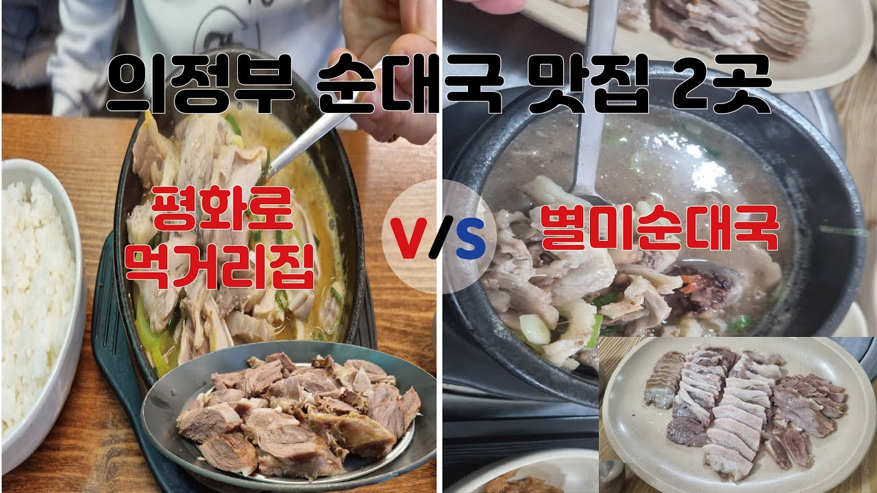 의정부 순대국 맛집 2곳 어디가 좋을까?  (먹거리집VS별미순대국) #의정부순대국 #성시경맛집 