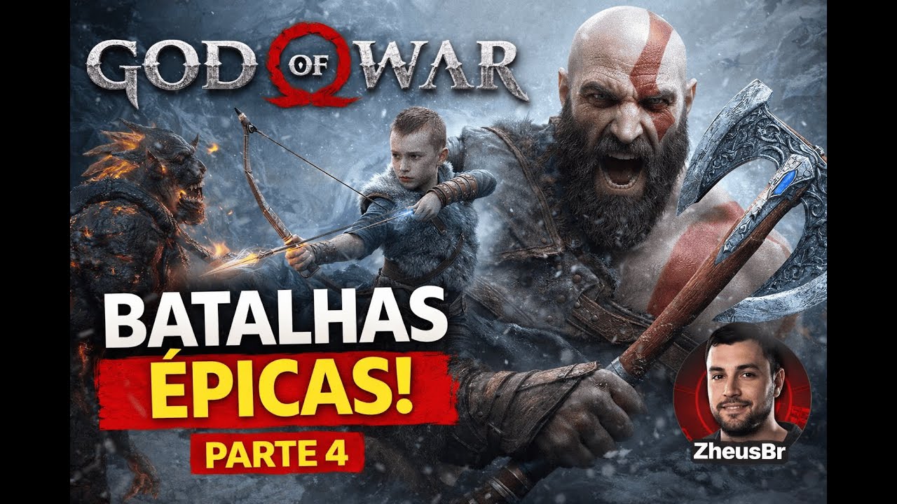 🎮 God of War #4 – Gameplay PT-BR | Ação Insana