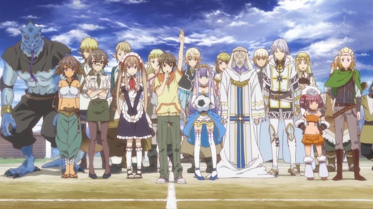 Аниме Мятежная компания ВСЕ СЕРИИ ПОДРЯД АНИМЕ МАРАФОН   Outbreak Company   Моэ