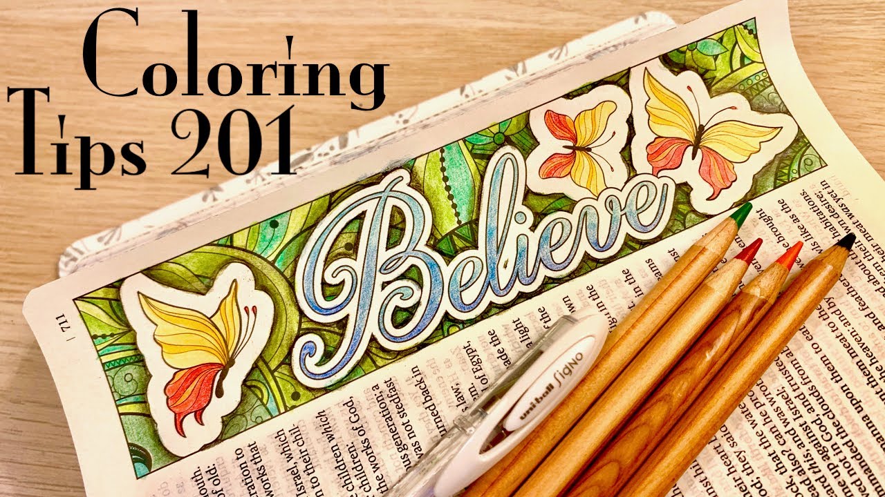 Bible Journaling: Coloring 201