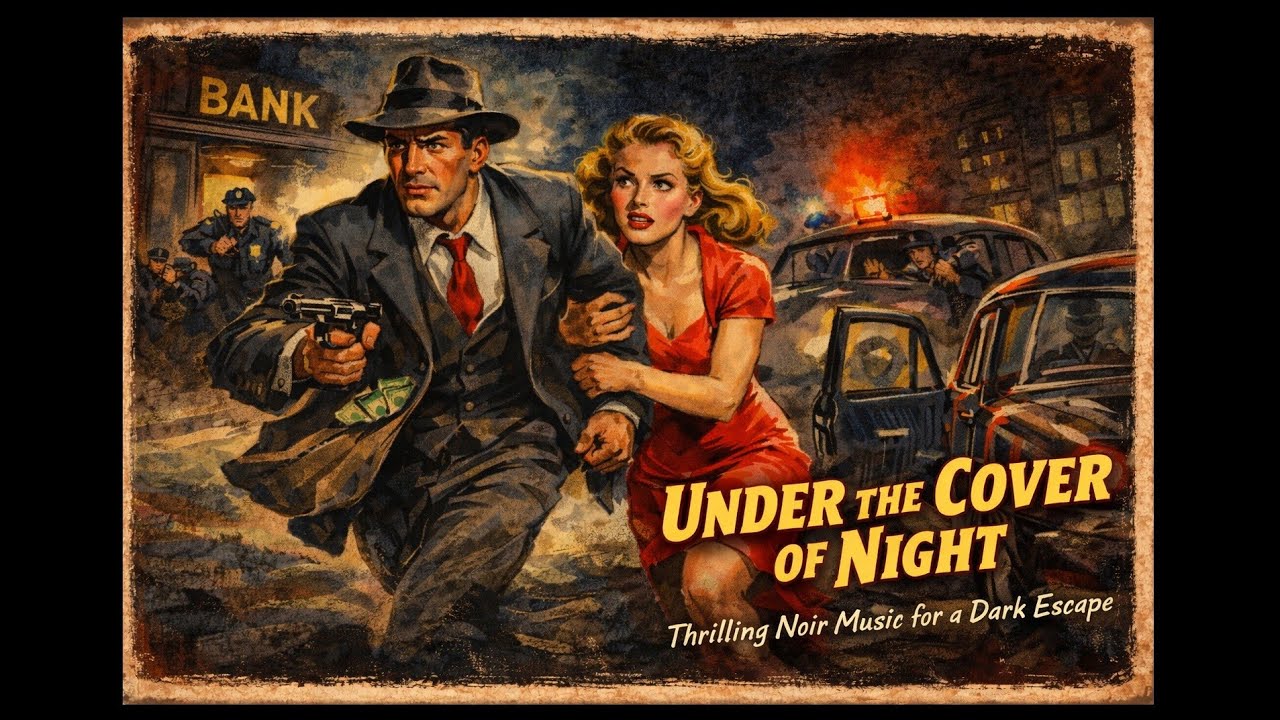 Under the Cover of Night 🕵️‍♂️🎷 Spy Noir Jazz Mix | Heist Lounge Background Music