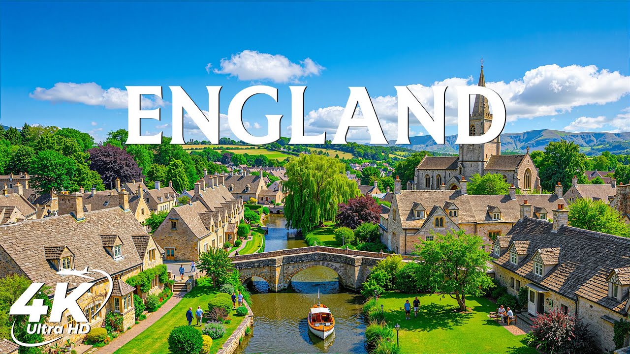 England Scenic Nature 4K 🇬🇧 | Countryside, Coastal Cliffs & Timeless Landscapes
