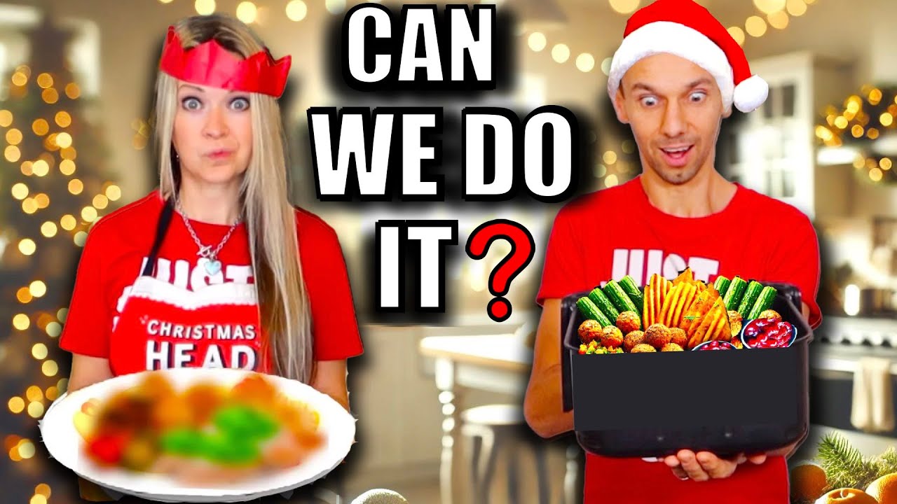 CAN WE COOK OUR ENTIRE CHRISTMAS DINNER ONLY USING AN AIR FRYER? Cosori TwinFry Air Fryer