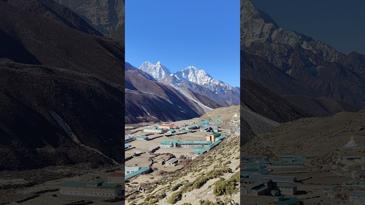 Beautiful village in khumjung #dingboche #everestbasecamp #trek #ebc #dobuche #phakding #nepal