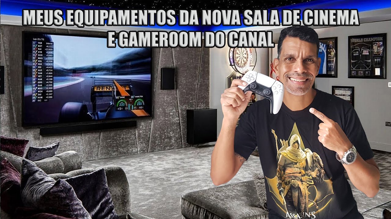 Tudo Sobre a Nova Sala Gamer e Cinema do Canal