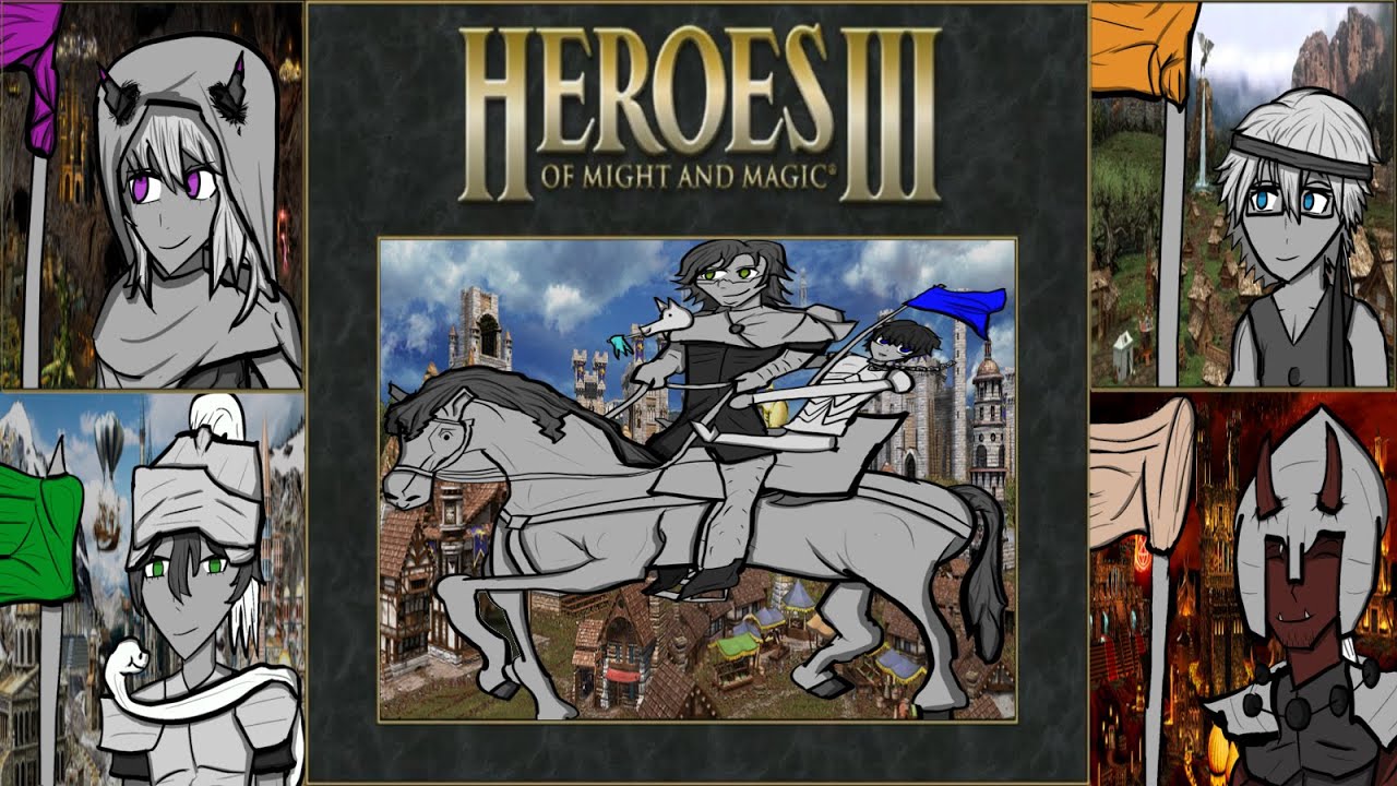 【Heroes of Might and Magic III】 Free For ALL - KILL them first before they get to move!