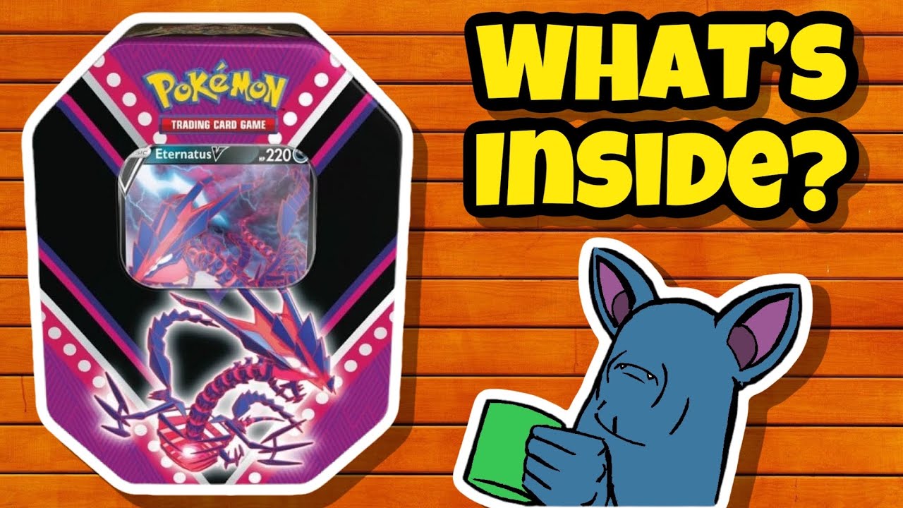 Opening a Pokemon V Powers Tin *ETERNATUS EDITION* | SuperSmashPokemon