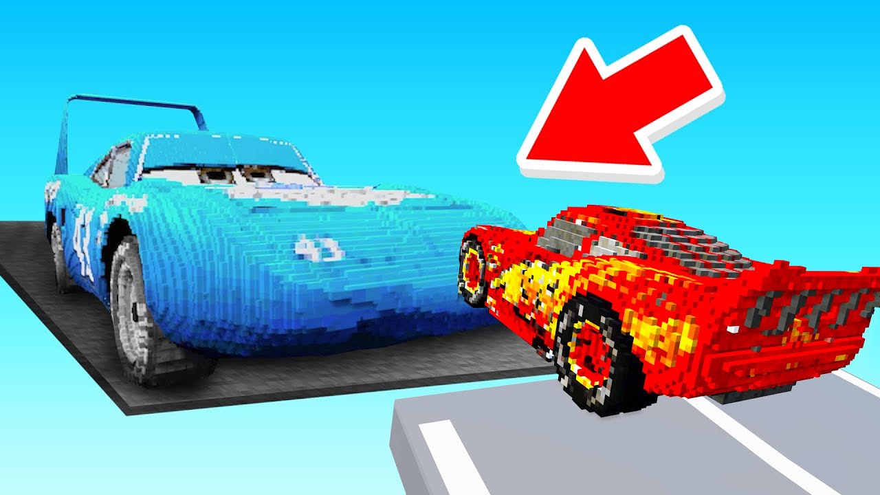 LIGHTNING MCQUEEN vs. DINOCO KING - Teardown