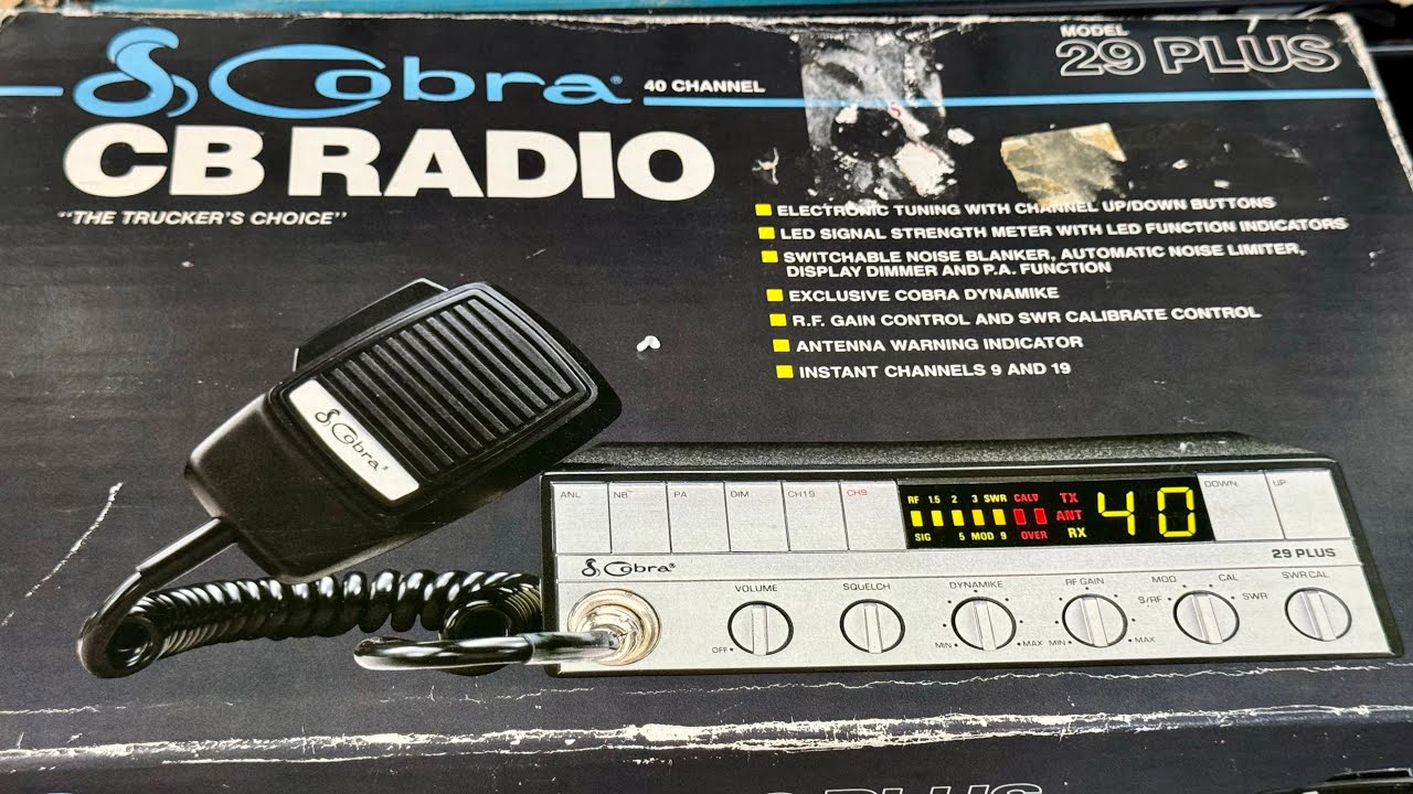 NOS Cobra 29 Plus - Retro Review and demo, plus a peak inside